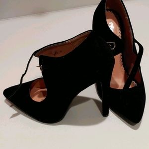 Black Suede Heels